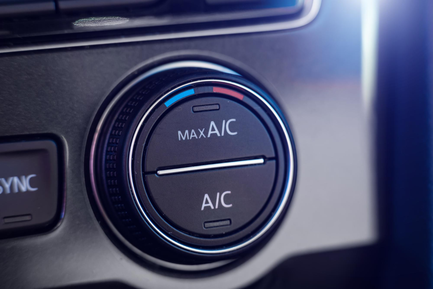 climate control control car closeup